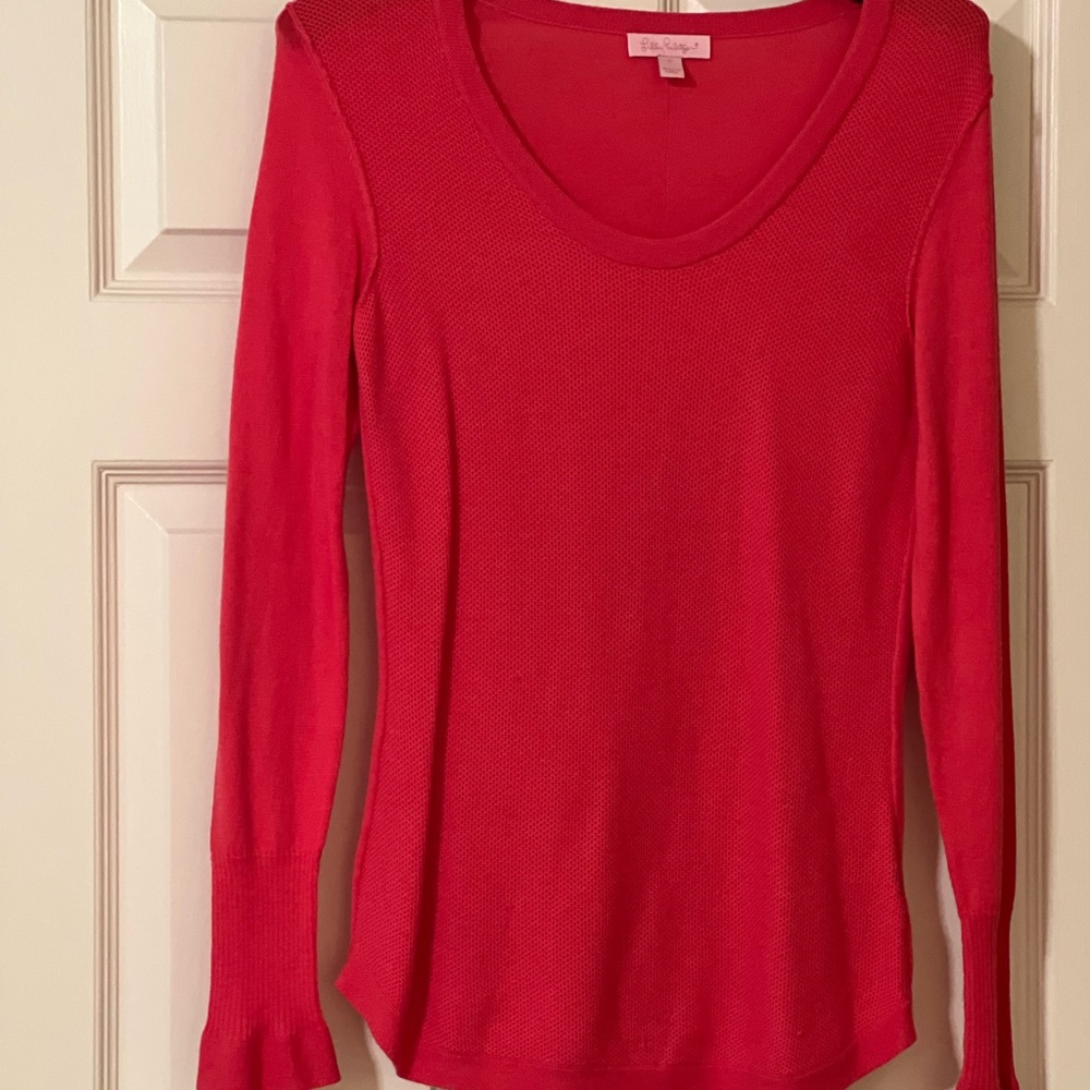 SAMPLE Lilly Pulitzer watermelon sweater small